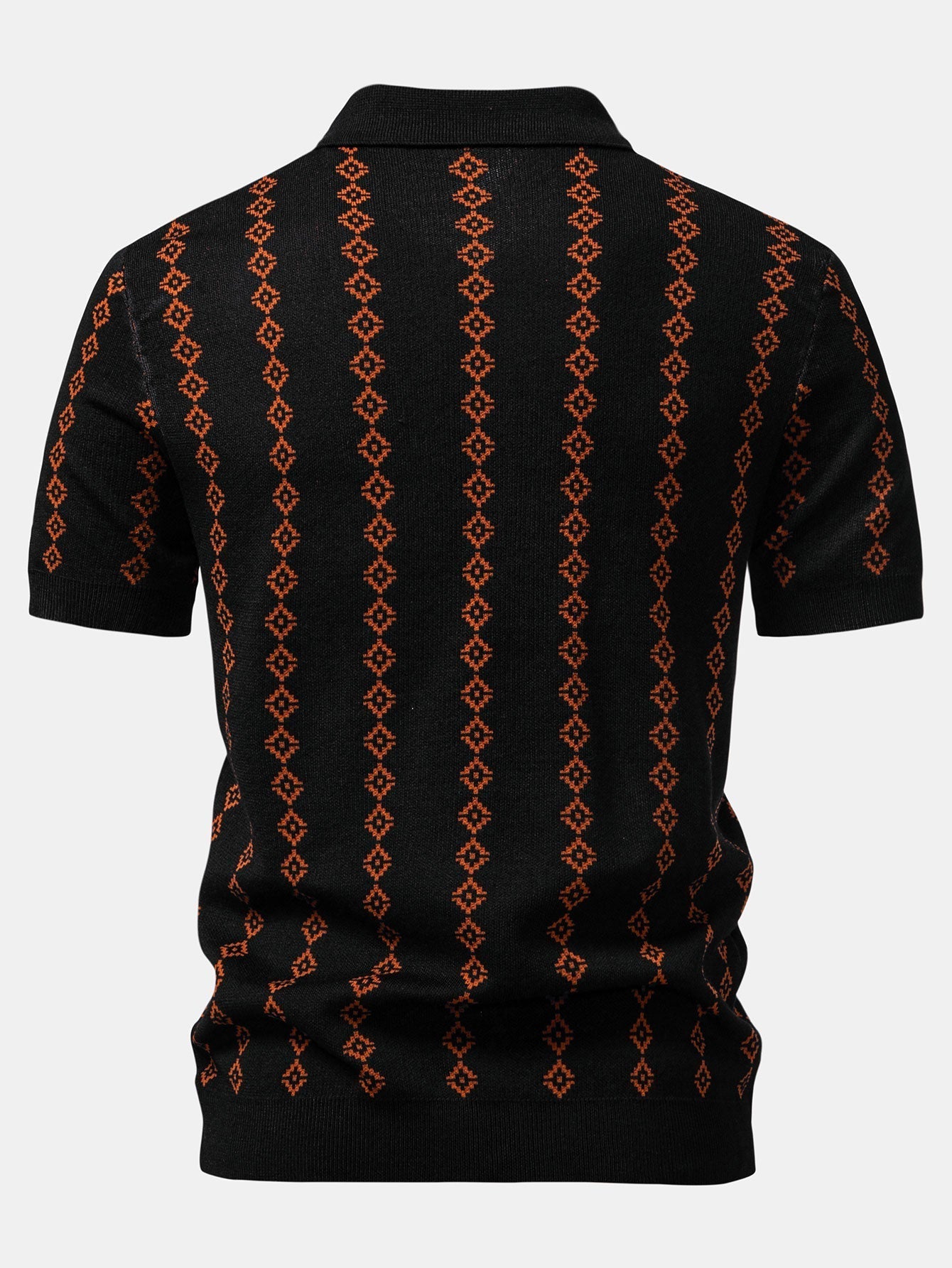 Maqiato | Men's V-Neck Knit Polo