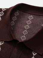 Maqiato | Men's V-Neck Knit Polo