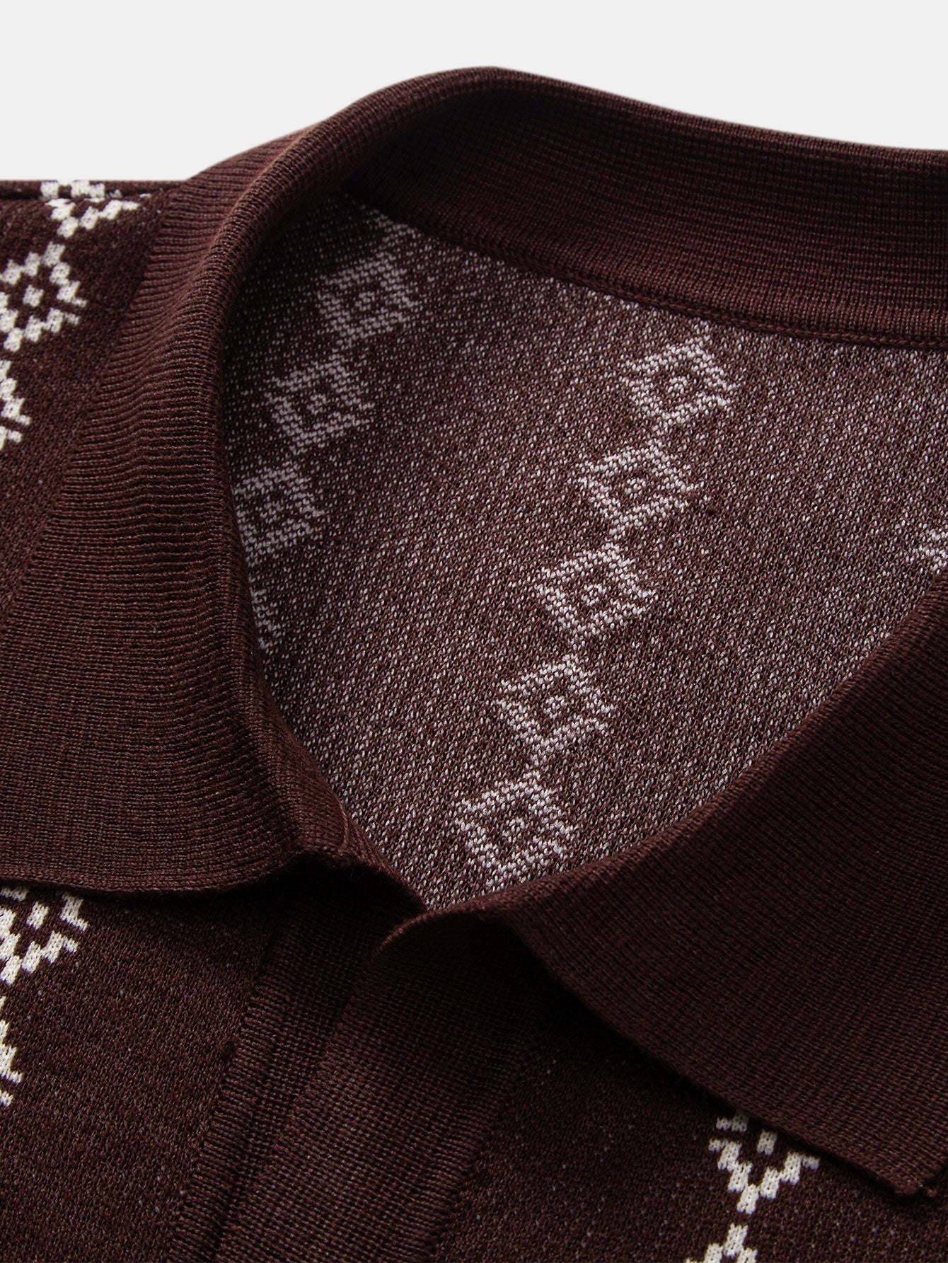 Maqiato | Men's V-Neck Knit Polo