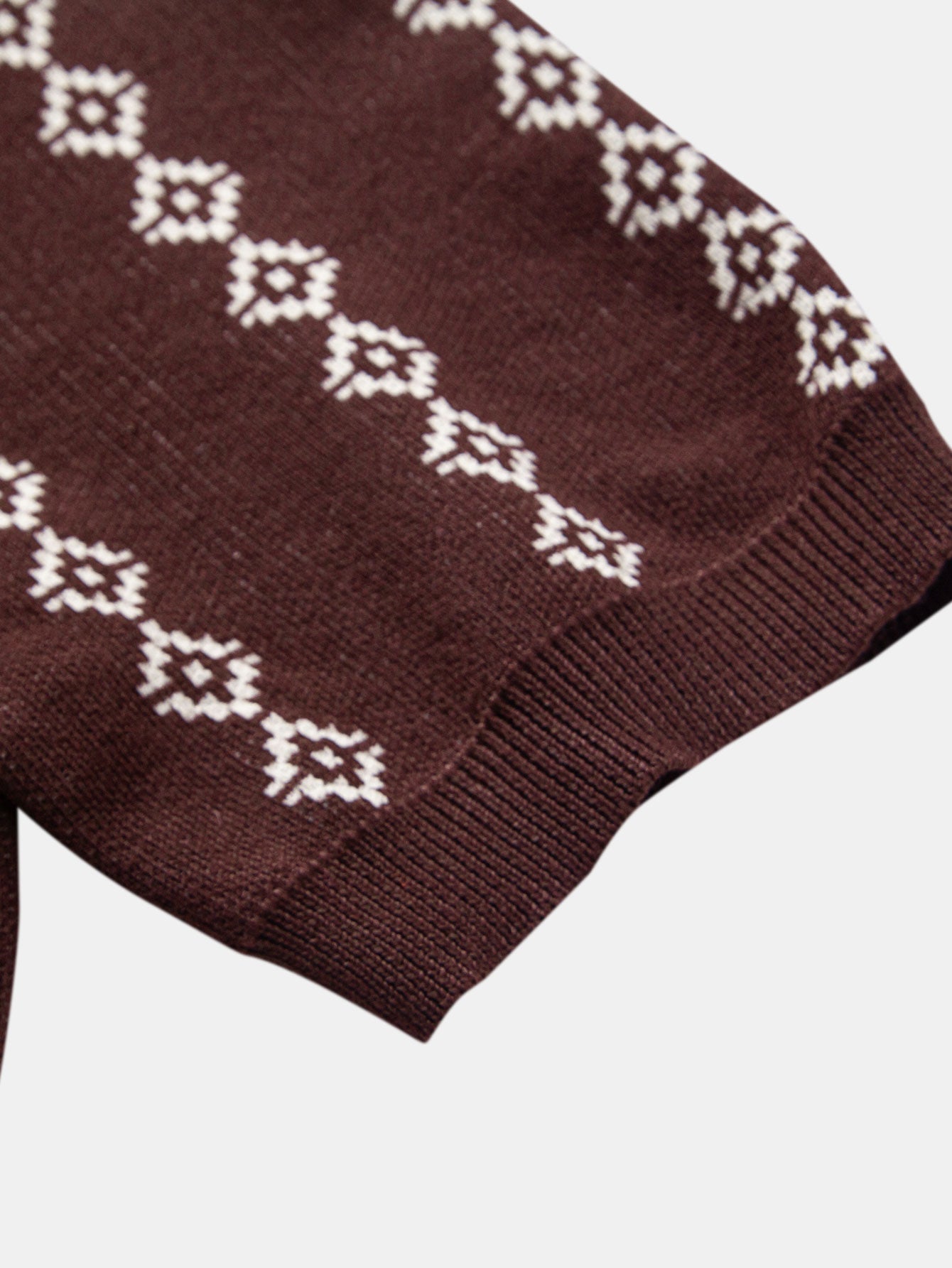 Maqiato | Men's V-Neck Knit Polo