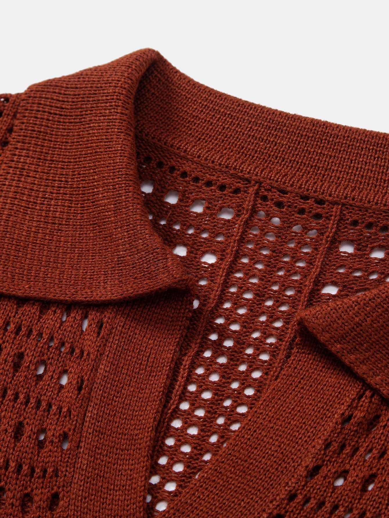Maqiato | Men's V-Neck Knit Polo