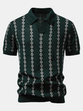 Maqiato | Men's V-Neck Knit Polo