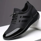 Maqiato | Men's Vegan Leather Sneakers in Black