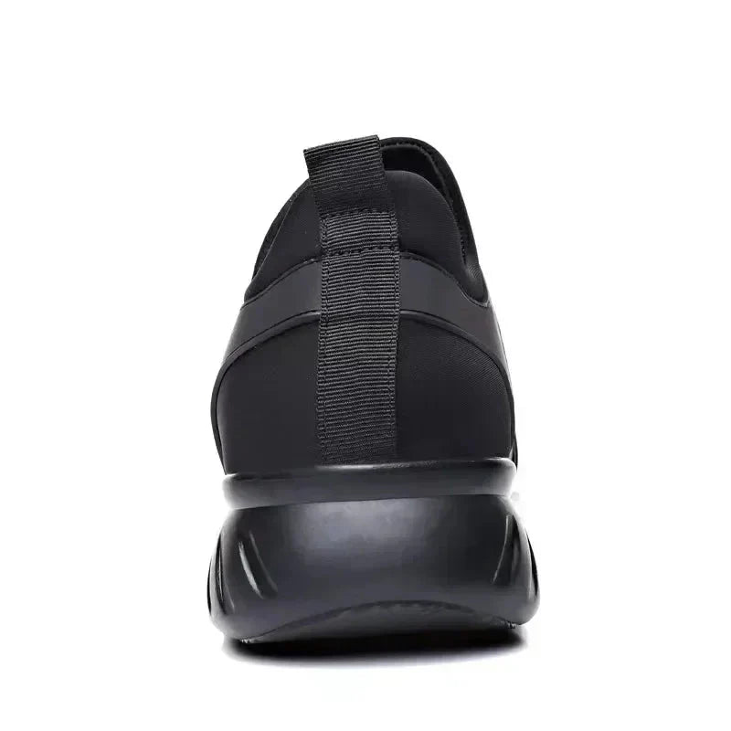 Maqiato | Men's Vegan Leather Sneakers in Black