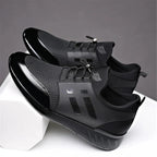Maqiato | Men's Vegan Leather Sneakers in Black