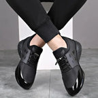 Maqiato | Men's Vegan Leather Sneakers in Black