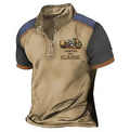 Maqiato | Men's Vintage Knit Polo Shirt