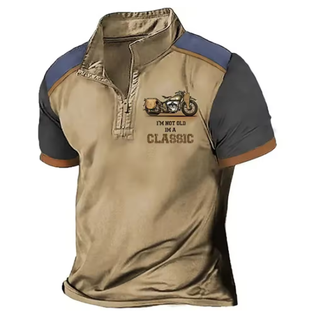 Maqiato | Men's Vintage Knit Polo Shirt