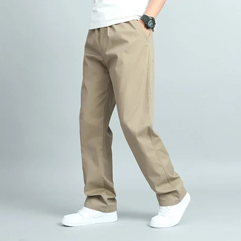 Maqiato | Men's Wide Leg Cotton Pants