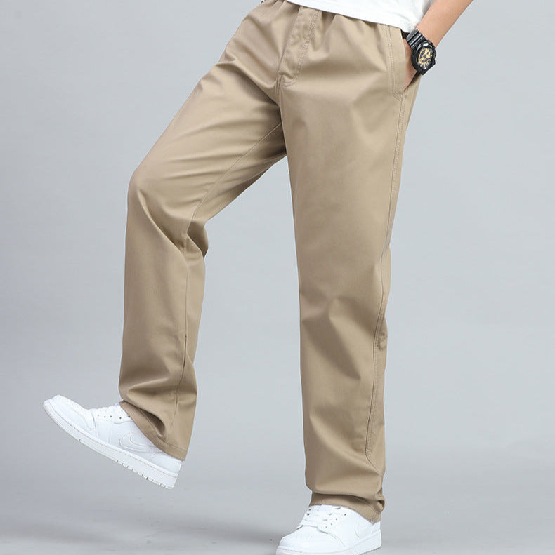 Maqiato | Men's Wide Leg Cotton Pants