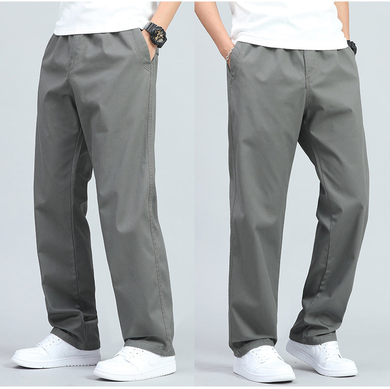 Maqiato | Men's Wide Leg Cotton Pants