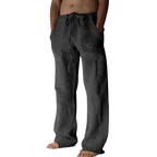 Maqiato | Men's Wide-Leg Linen Lounge Trousers