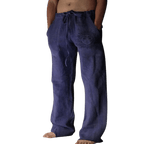 Maqiato | Men's Wide-Leg Linen Lounge Trousers