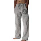 Maqiato | Men's Wide-Leg Linen Lounge Trousers