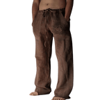 Maqiato | Men's Wide-Leg Linen Lounge Trousers