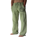 Maqiato | Men's Wide-Leg Linen Lounge Trousers