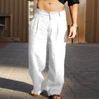 Maqiato | Men's Wide Leg Linen Pants