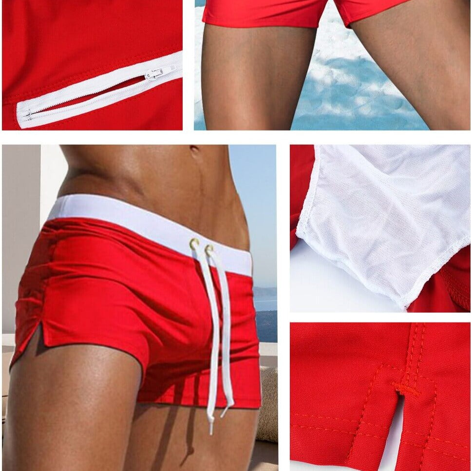 Maqiato | Men's Wide-Waistband Swim Shorts