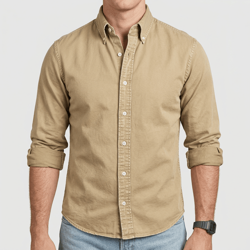 Maqiato | Men's Wrinkle-Resistant Long Sleeve Shirt