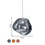 Maqiato | Modern Glass Ceiling Light in Silver