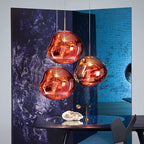 Maqiato | Modern Glass Ceiling Light in Silver