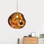Maqiato | Modern Glass Ceiling Light in Silver