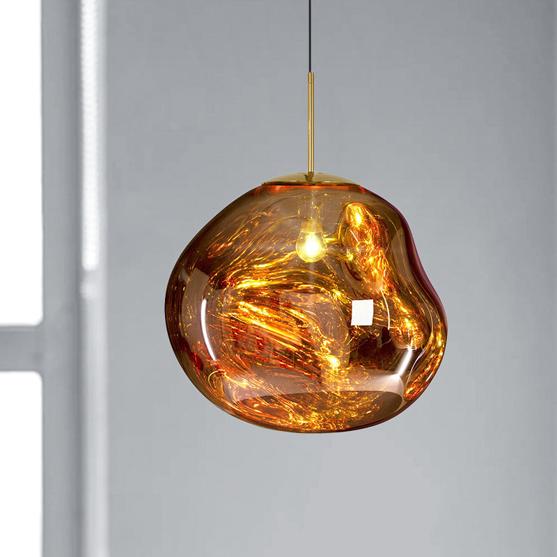 Maqiato | Modern Glass Ceiling Light in Silver