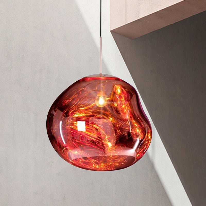 Maqiato | Modern Glass Ceiling Light in Silver