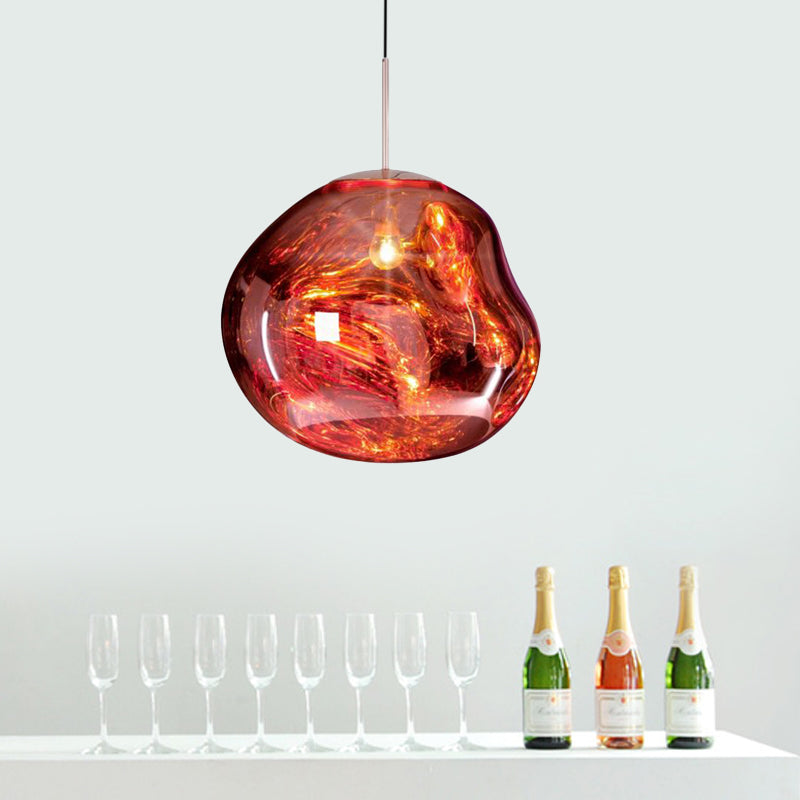 Maqiato | Modern Glass Ceiling Light in Silver