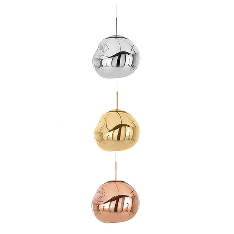 Maqiato | Modern Glass Ceiling Light in Silver