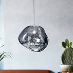Maqiato | Modern Glass Ceiling Light in Silver