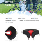 Maqiato | Noseless Bike Saddle in Blue