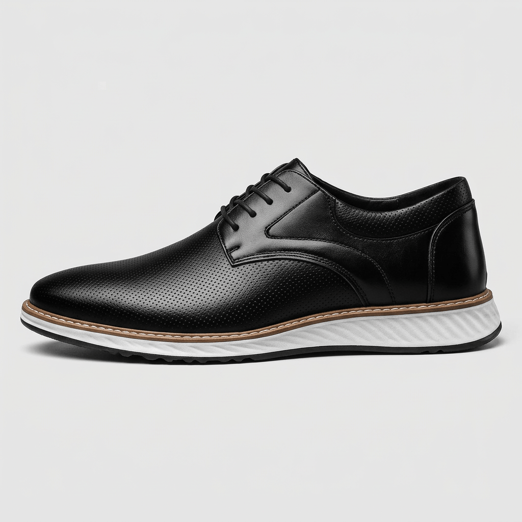 Maqiato | Perforated lace-up shoes with structured shape and contrast sole