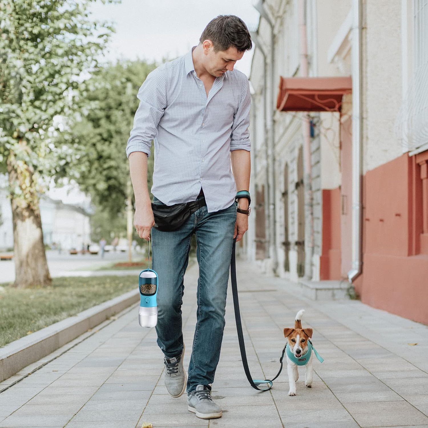 Maqiato | Portable Dog Water Bottle & Food Container