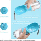 Maqiato | Portable Dog Water Bottle & Food Container