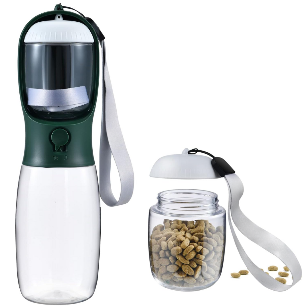 Maqiato | Portable Dog Water Bottle & Food Container