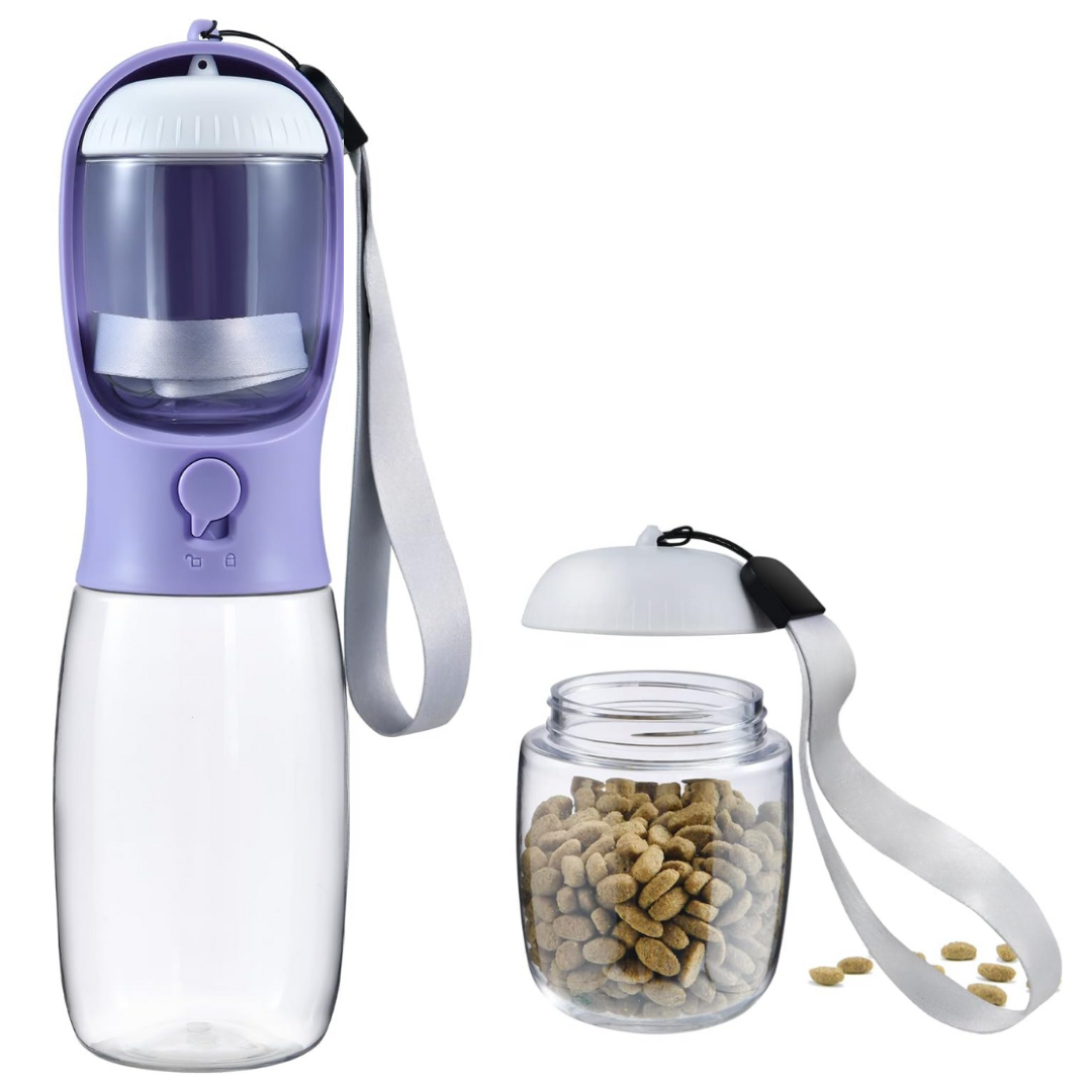 Maqiato | Portable Dog Water Bottle & Food Container