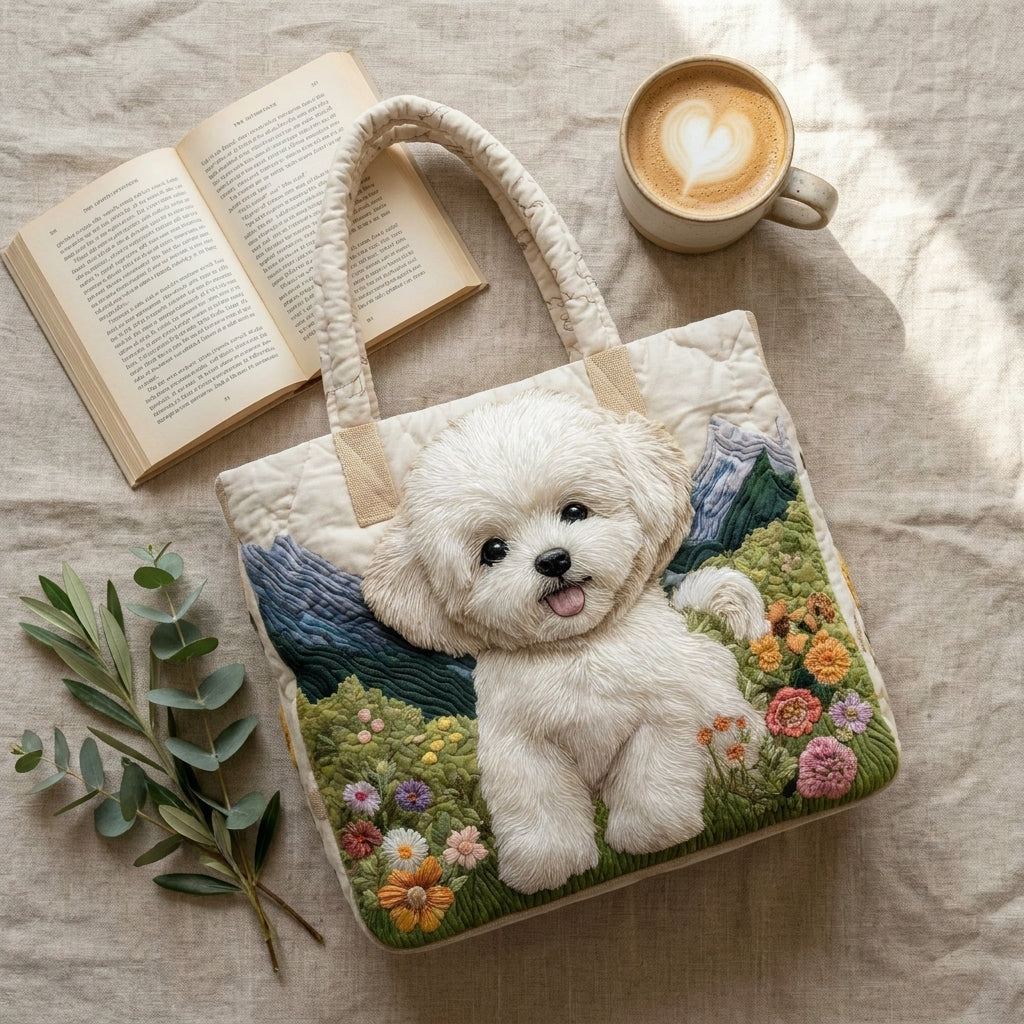 Maqiato | Quilted Dog Tote Bag - Enchanted Dog
