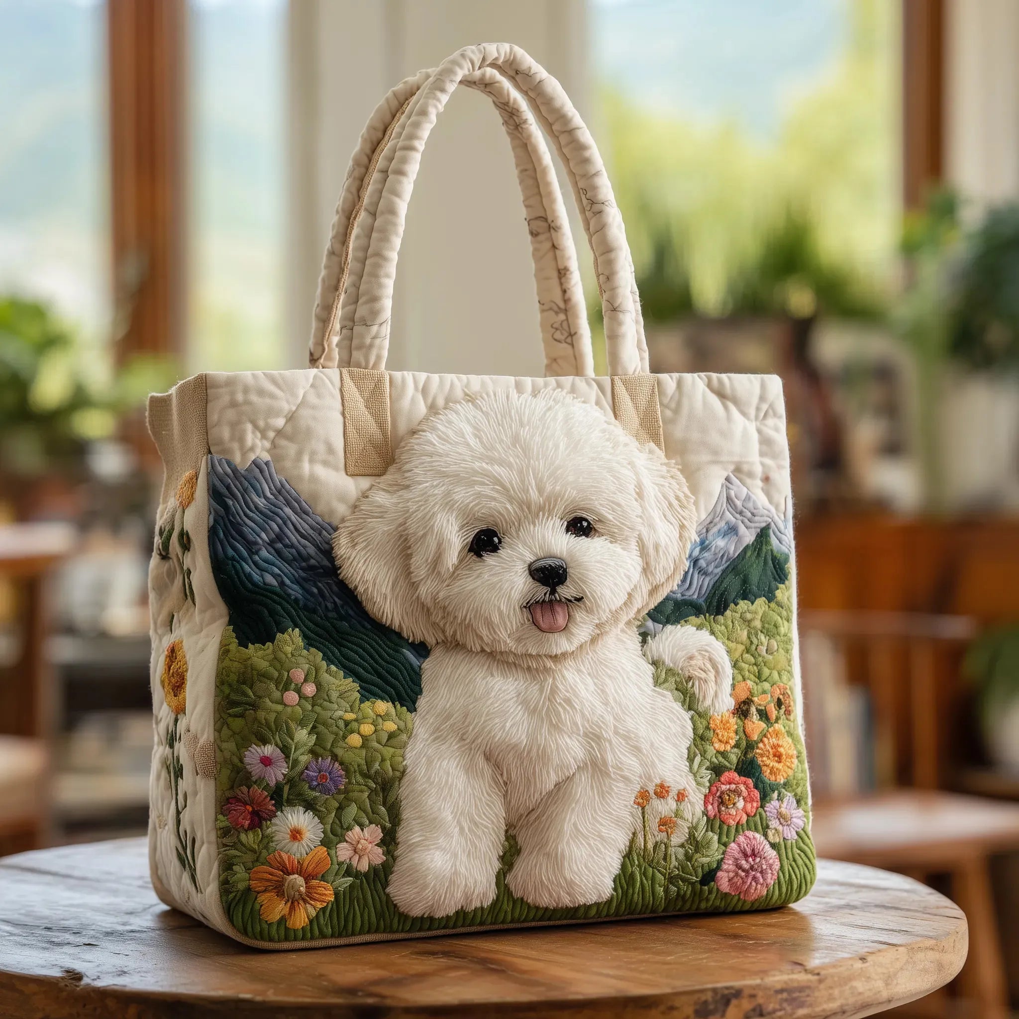 Maqiato | Quilted Dog Tote Bag - Enchanted Dog
