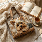 Maqiato | Quilted Dog Tote Bag - Yorkshire Terrier