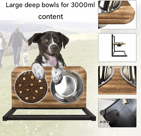 Maqiato | Raised Dog Feeding Station