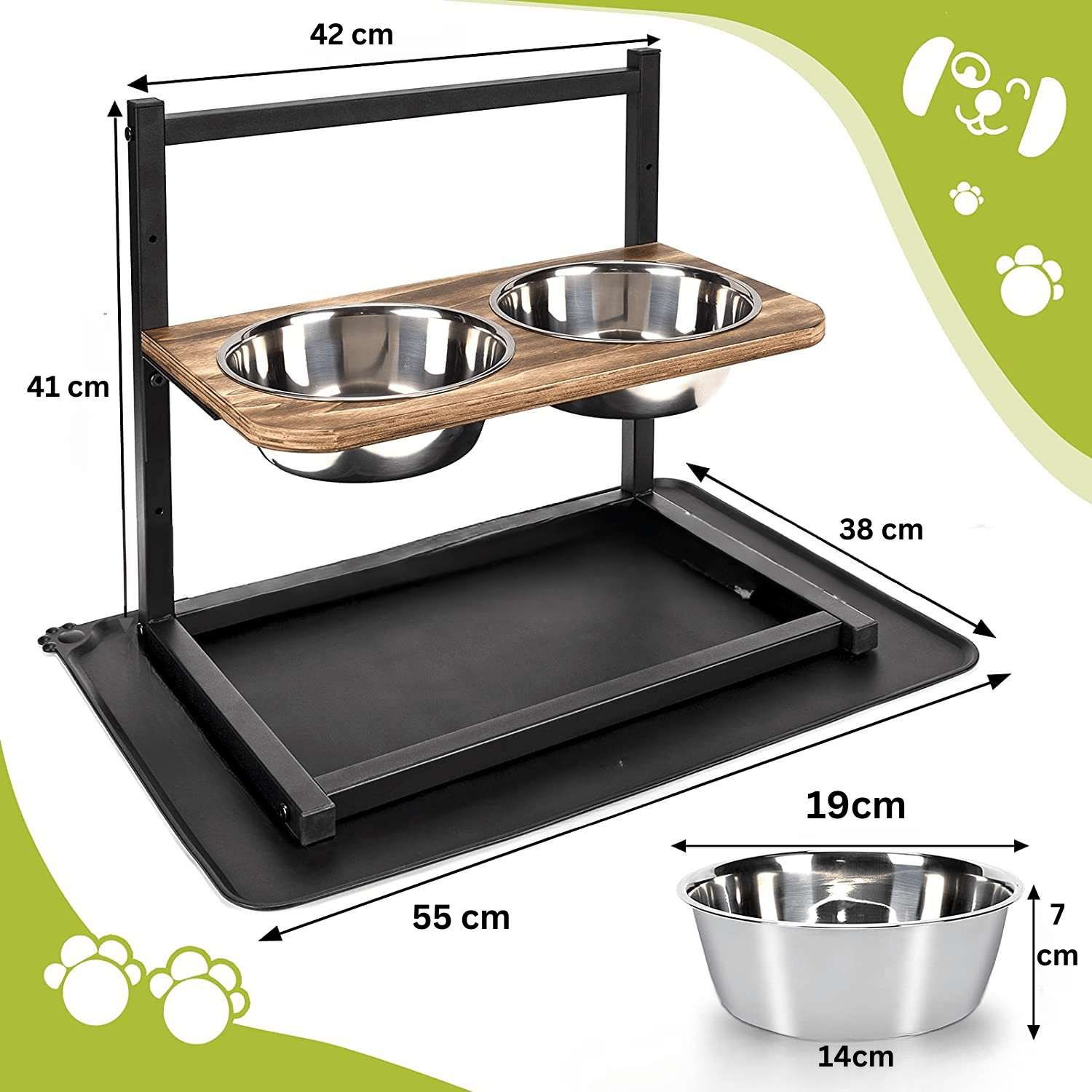 Maqiato | Raised Dog Feeding Station