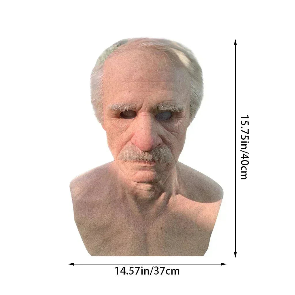 Maqiato | Realistic Old Man Latex Mask