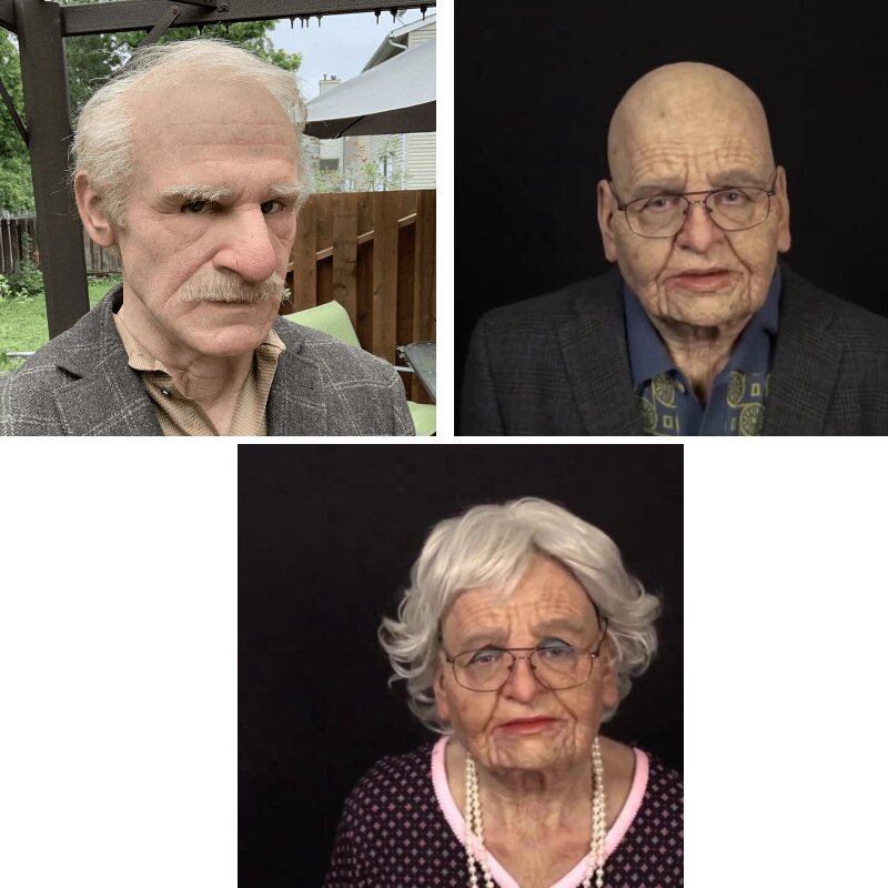 Maqiato | Realistic Old Man Latex Mask