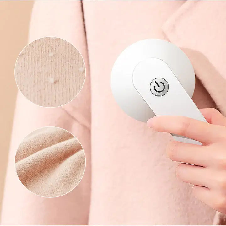 Maqiato | Rechargeable Fabric Shaver in White