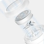 Maqiato | Rechargeable Fabric Shaver in White