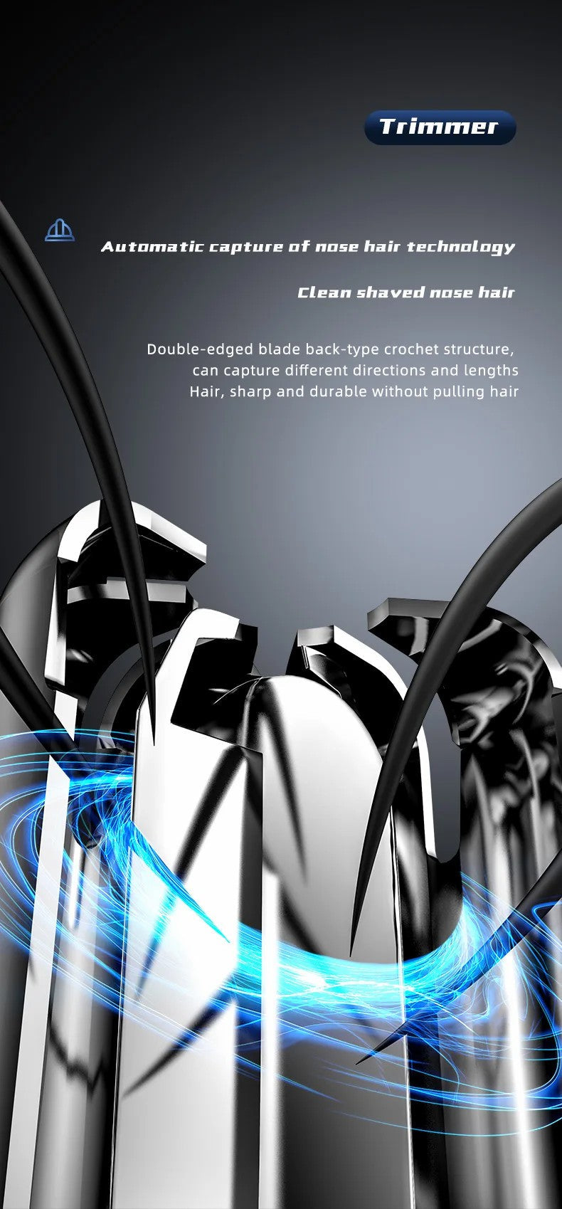 Maqiato | Rechargeable Nose & Ear Hair Trimmer