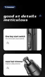 Maqiato | Rechargeable Nose & Ear Hair Trimmer