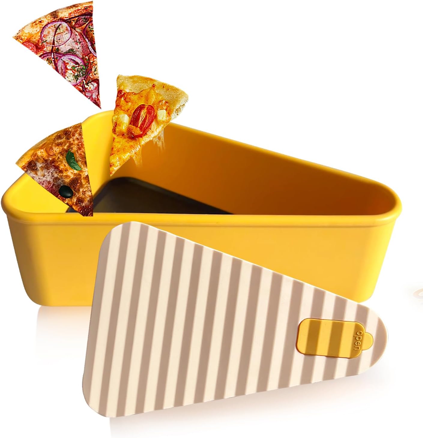 Maqiato | Reusable Pizza Storage Container with 2 Trays