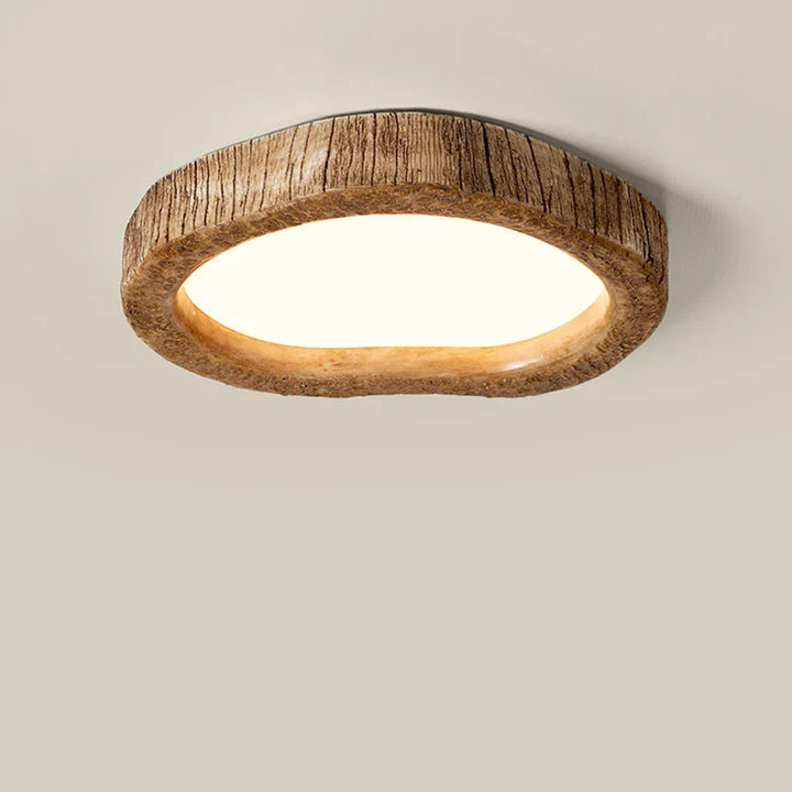 Maqiato | Rustic Wood-Effect LED Ceiling Light